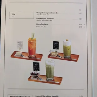 Menu page 3 of 4