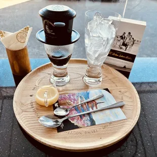 Iced Legend Coffee with condensed milk