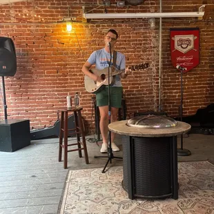 open mic night