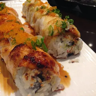 Baked White Fish Roll