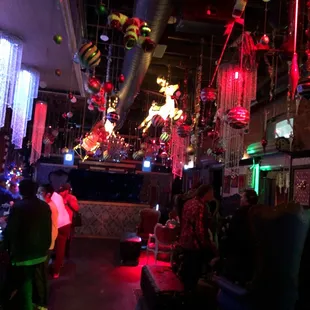 people sitting at a bar