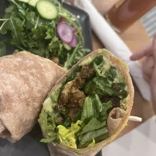Vegan Chicken Wrap