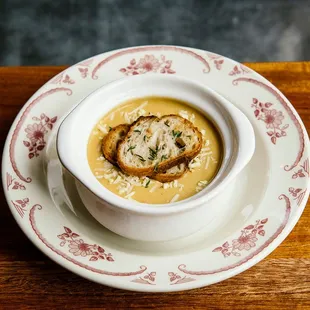 Roasted root vegetable soup - available during lunch and dinner