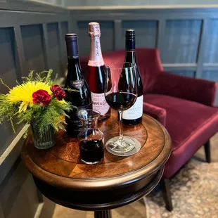 Half priced bottles and glasses of wine on Wine Wednesdays!