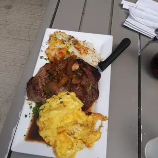 Exclusive Ribeye Steak and Eggs