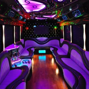 For large groups, Limo buses add excitement!