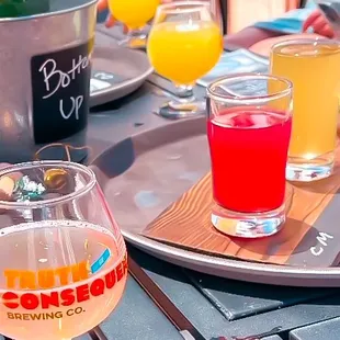Mimosas during the summer