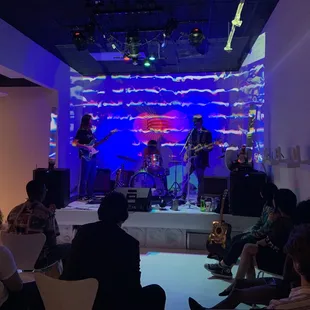 Groovy vinyl shop with live music!