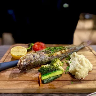 Grilled Whole Branzino