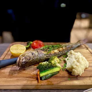 Grilled Whole Branzino