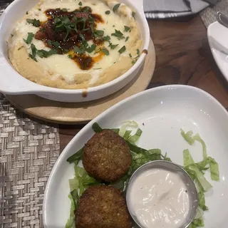 Cheese and Hummus