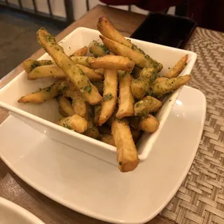 Garlic Cilantro Fries