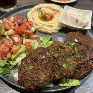 Falafel dinner