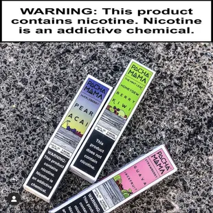 Pacha MAMA in freebase e-liquid &amp; salt nicotine NOW AVAILABLE!