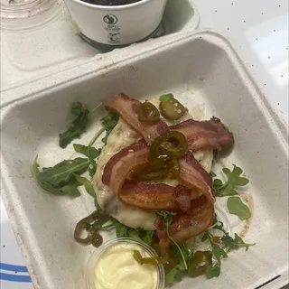 Candied Jalapeo Chicken Burger