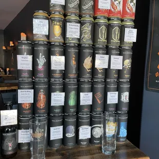 So many delicious brews to choose