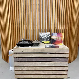 There's a record player inside BoxJelly. So fun!