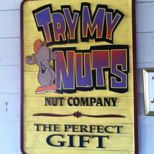 a sign for the perfect gift