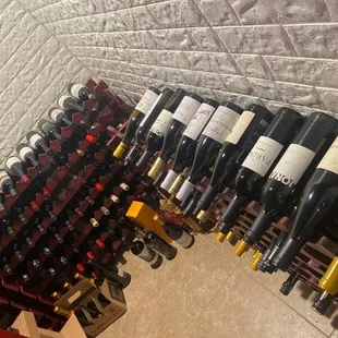 My messy wine room at home.  We were not casual customers or people who have kids that couldn&apos;t handle themselves.