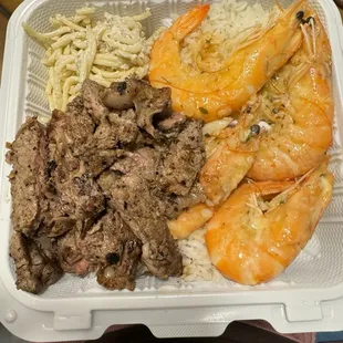 Steak and shrimp - $36
