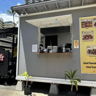 Menu and front of trailer
