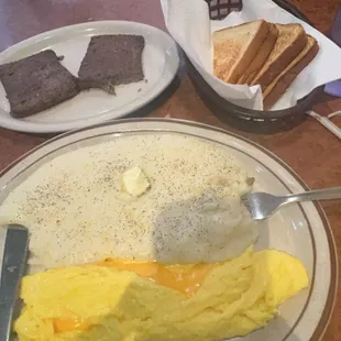 Breakfast Platter w/ Liver Mush