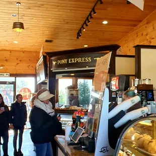 Stopping by for a crafted coffee by their batista.  Beautiful location on the way to Asheville.