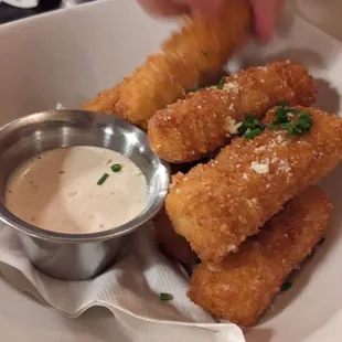 Tater tots filled with cheese
