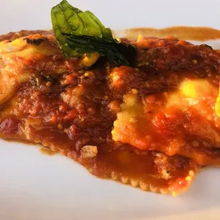 House Ravioli - smoked ricotta and eggplant