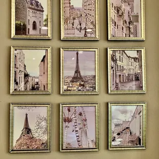 Wall decor or Paris landmarks