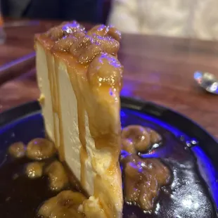 Bananas Forster cheesecake