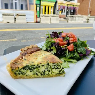 Spinach &amp; Feta Quiche