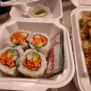 Veggie Rolls.