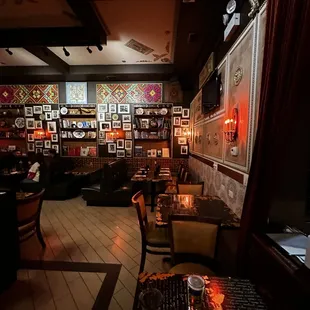 View of the dining table as you stand top and face away from the front windows.