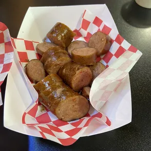 This was the ORIGINAL smoked sausage that looked and tasted like an old hot dog