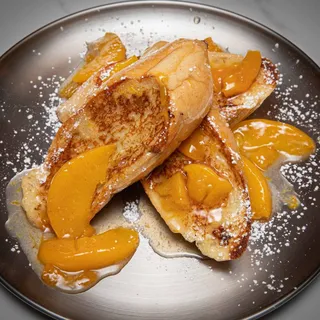 Georgia Peach cobbler French toast