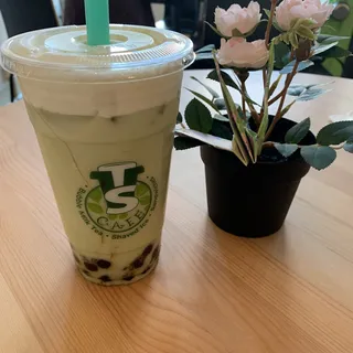 13. Milk Tea with Boba and Coffee Jelly