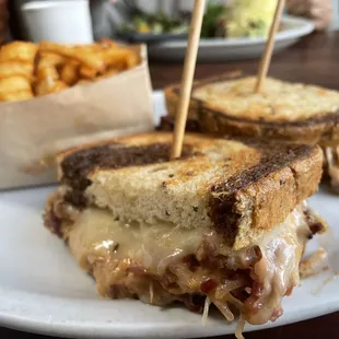 It was a delicious Reuben sandwich!