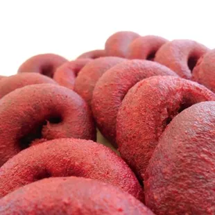 Red-Velvet Flavored Mini Cake Donuts