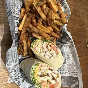 Buffalo chicken wrap