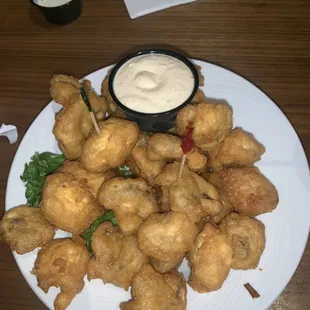 Fried mushrooms