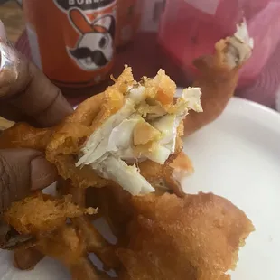 Hmmm fried crab