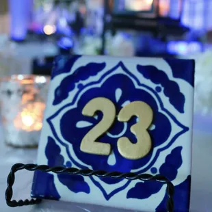 Tsakopoulos Library Galleria Decor + Catering by Griseldas Catering  Blue Uplighting | Brighten Up Event Lighting