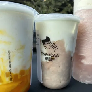 Mashed Taro Bubble Milk Tea