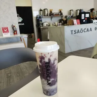 Double Purple Bubble Milk Tea
