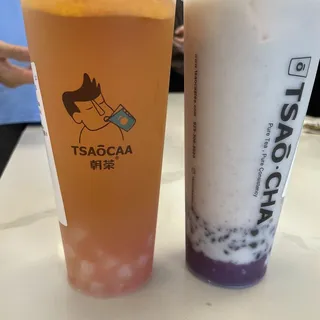 Grapefruit & Peach Green Tea