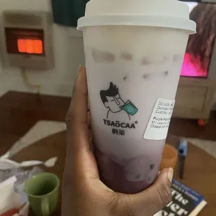 Purple Potato Bubble Milk