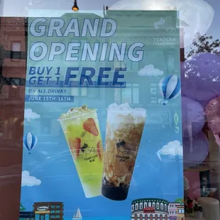 Grand Opening BOGO