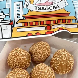 Mini Sesame Balls DELICIOUS - September 1, 2023