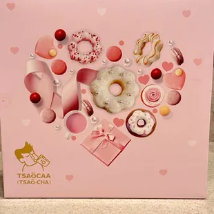 *:｡ﾟ It's the little things... L(*‿*)VE the pretty pink box for the mochi treats *:｡ﾟ@ TSAō·CAA-St. John's.
